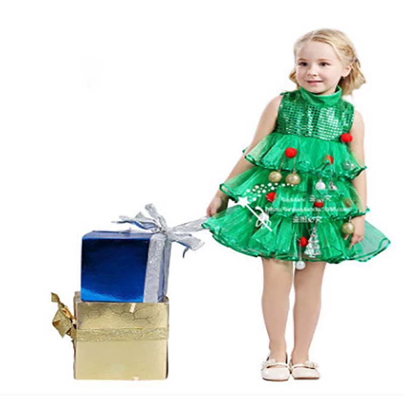 Рождественская детская одежда Костюм для мальчиков и девочек Одежда для рождественских выступлений эльфов Одежда для детского сада Одежда для новогодних выступлений