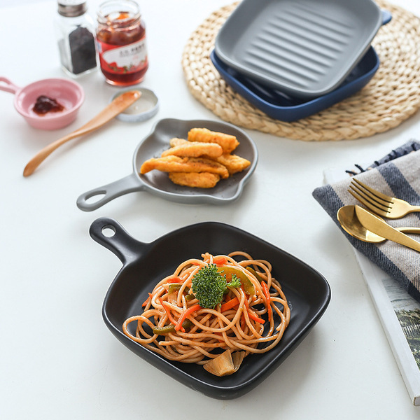 Ins Nordic breakfast Western food dish baking tray ceramic tableware…