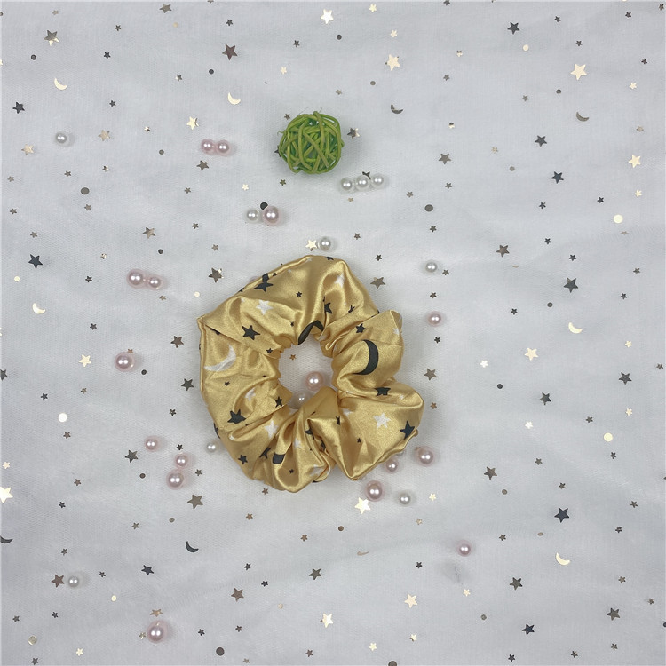 레몬 옐로우 스타 문 헤어 링