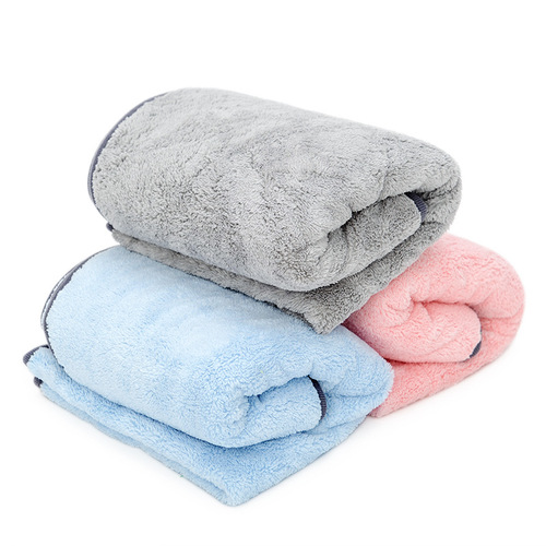 Pet absorbent towel large quick-drying kitten bath cleaning supplies hand-plug dog and cat bath towel