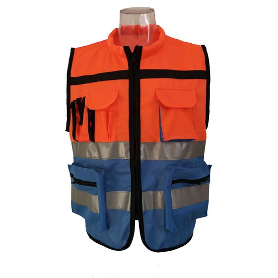 Reflective Vest Reflective Vest Riding Clothing Traffic Reflective Clothing Bright Silver Protective Vest Color-matching Reflective Clothing