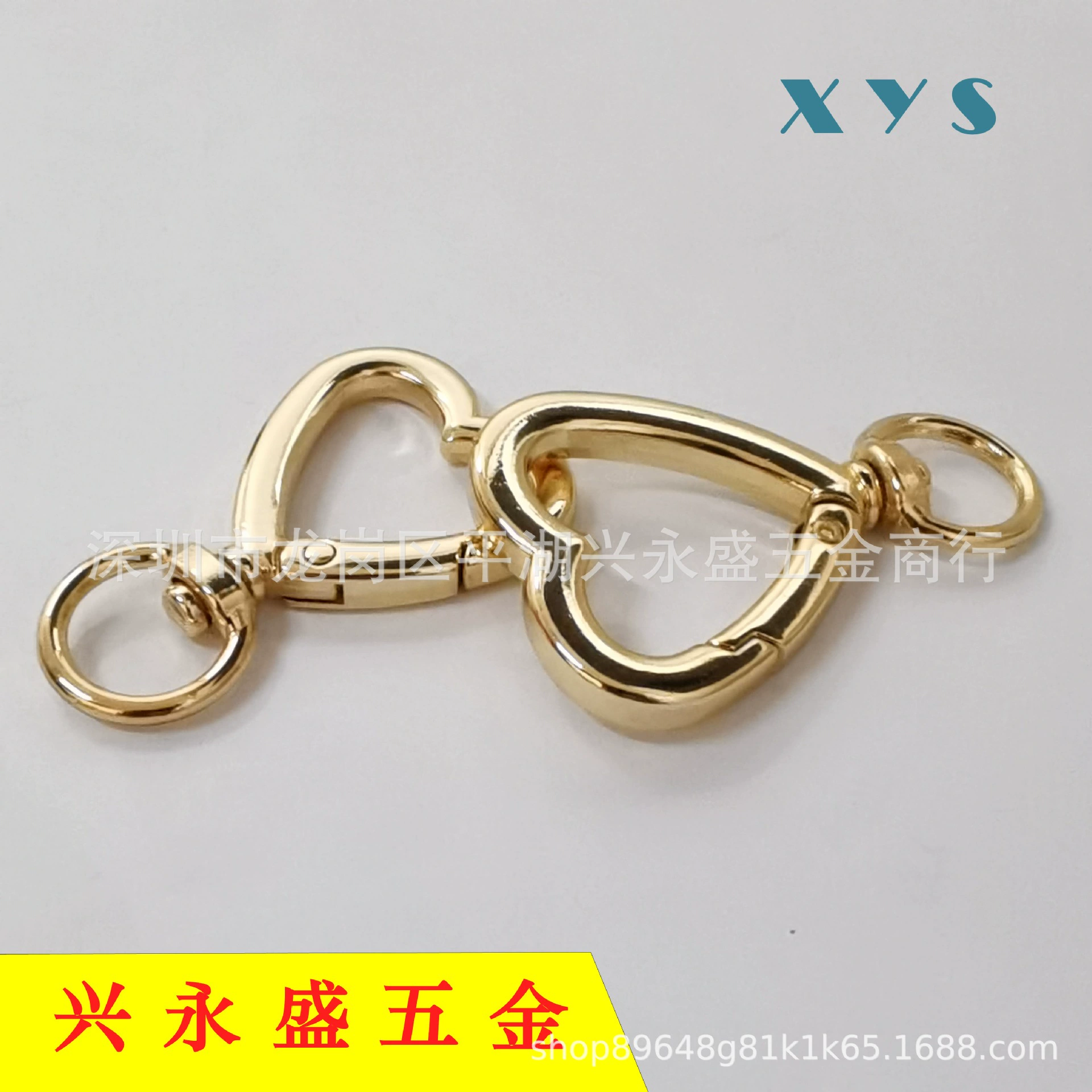 В наличии оптом любовный брелок из сплава в форме сердца пружинное открывающее кольцо Универсальный вращающийся крючок Пряжка крючок для ювелирной сумки