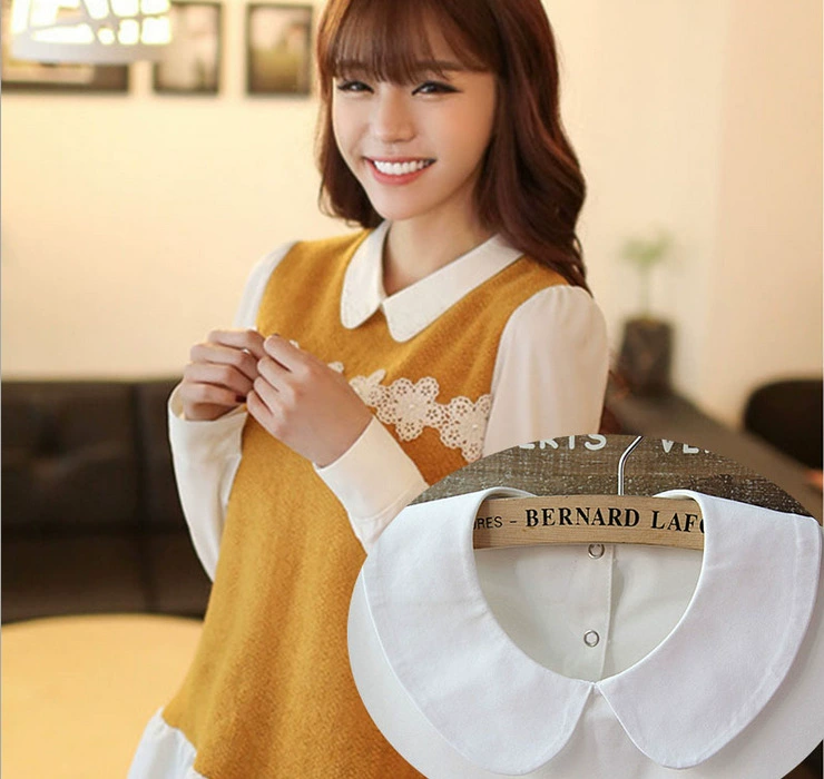 Корейская Мода вокруг шеи жесткая кукла Поддельный Воротник декоративный воротник Поддельный Воротник Оптом