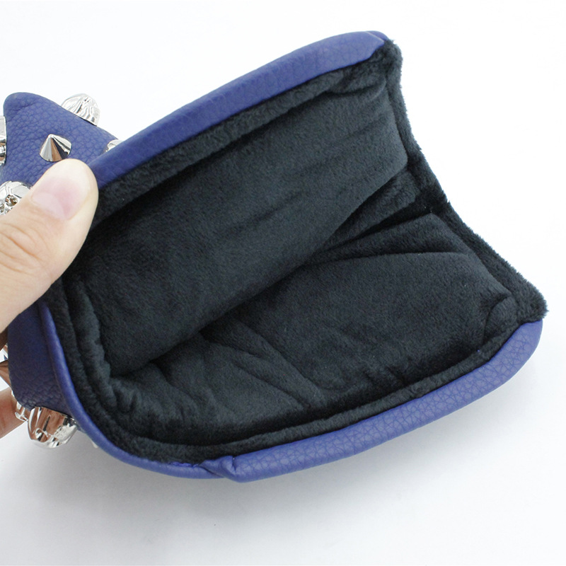 Fábrica al por mayor cubierta del Club de Golf putter cubierta protectora PU más forro de terciopelo putter cubierta protectora transfronteriza Venta caliente