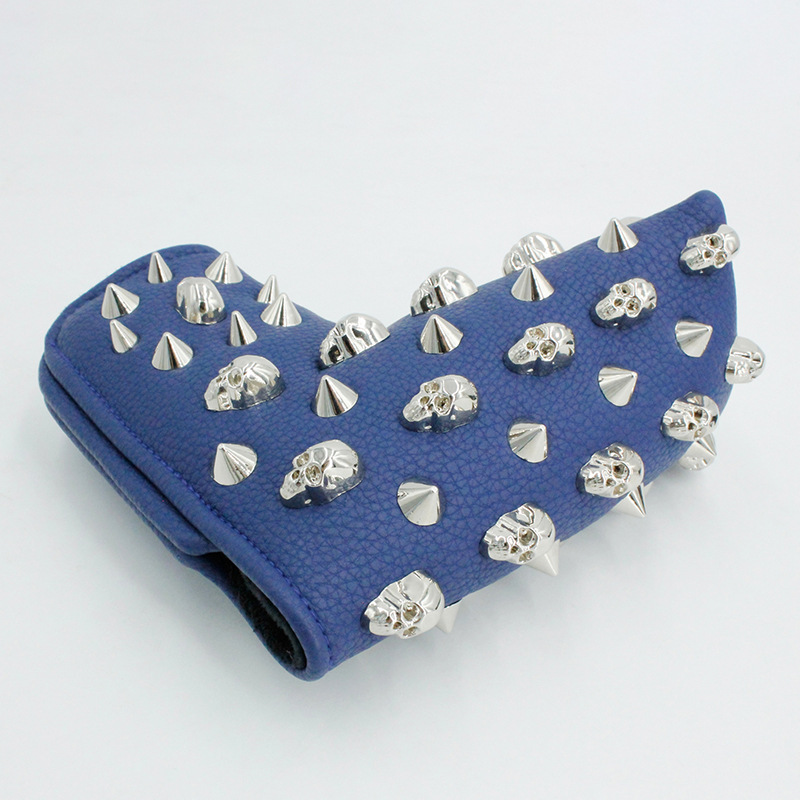 Fábrica al por mayor cubierta del Club de Golf putter cubierta protectora PU más forro de terciopelo putter cubierta protectora transfronteriza Venta caliente