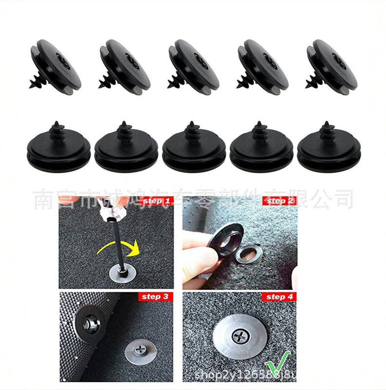 Applicable to Tiguan Passat Magotan Golf 6 car mat non-slip carpet buckle floor fixing buckle