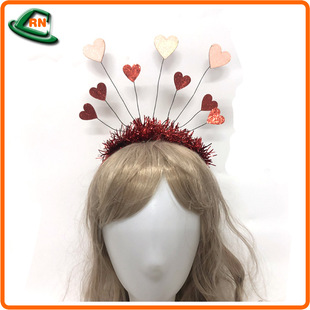 Selena Factory Direct Sales new Valentine's Day cross-border headband party party wedding 9 love headband