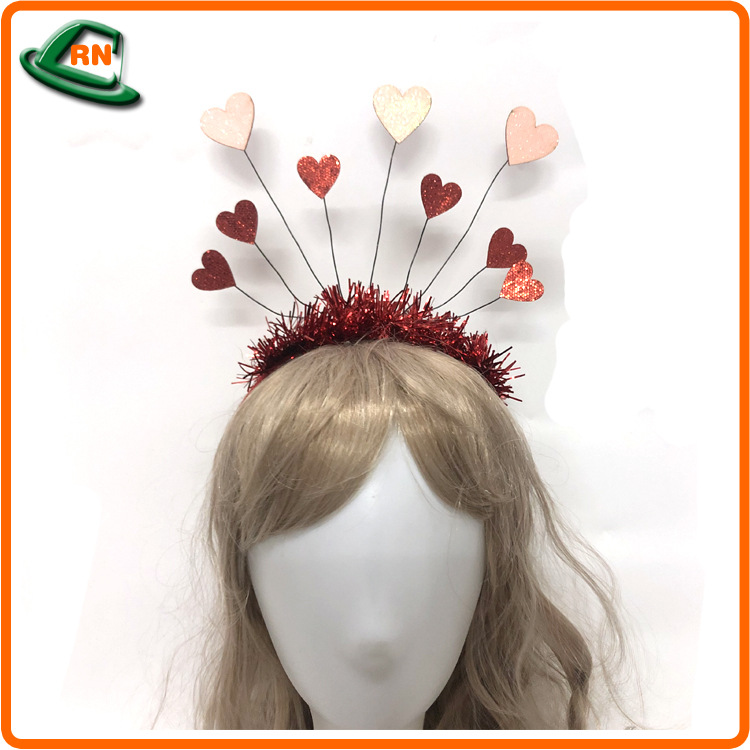 Selena ventas directas de fábrica nuevo Día de San Valentín diadema transfronteriza fiesta boda 9 amor diadema