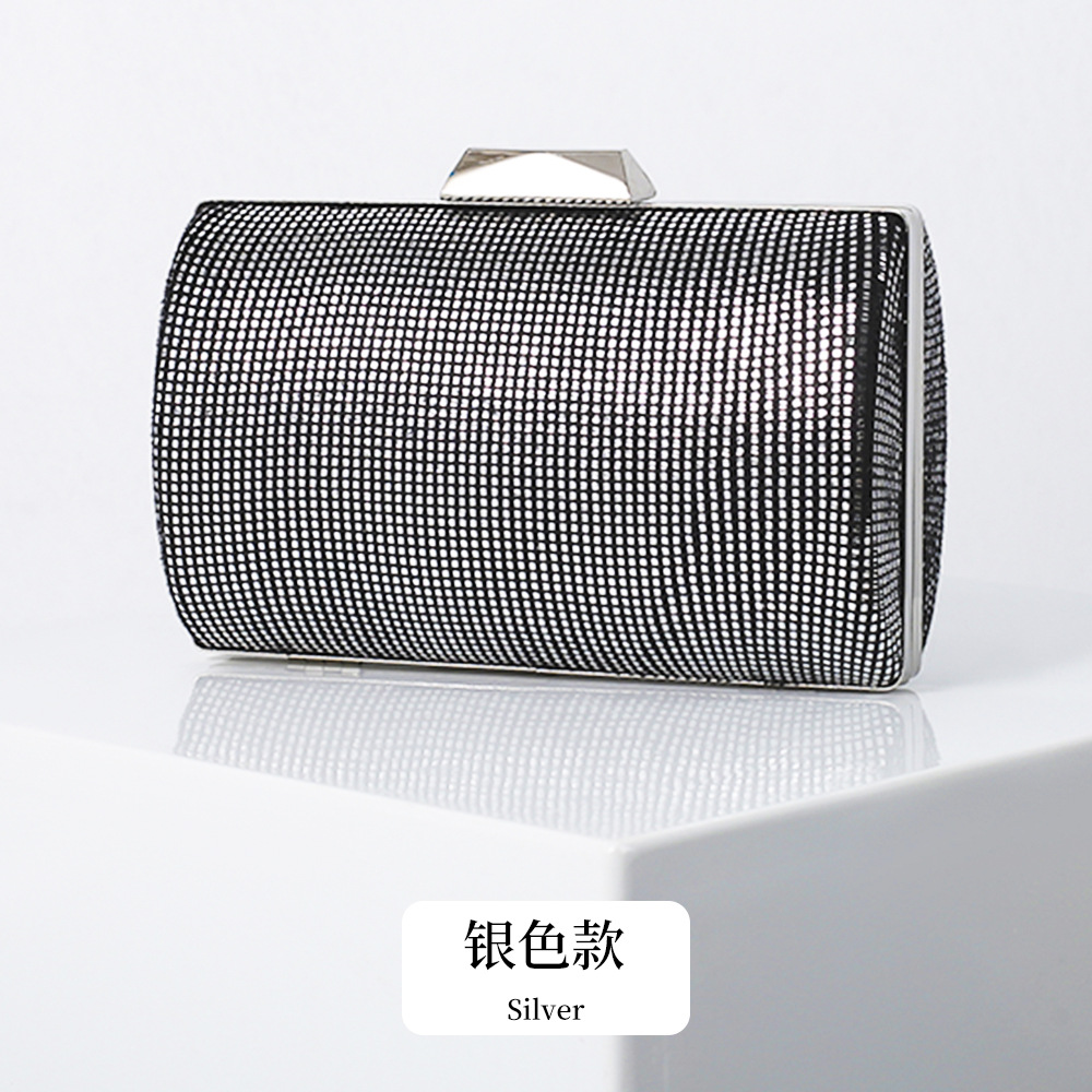 Nueva PU de las mujeres bolso de noche elegante bolso de Noche del arco iris del embrague del todo-fósforo hombro bolsa de la cadena de entrega transfronteriza