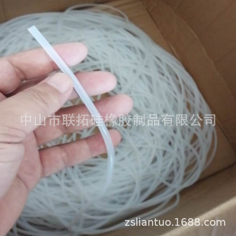 食品级透明硅胶管 气相无味硅胶吸管 多种规格硅胶套管现模可裁切
