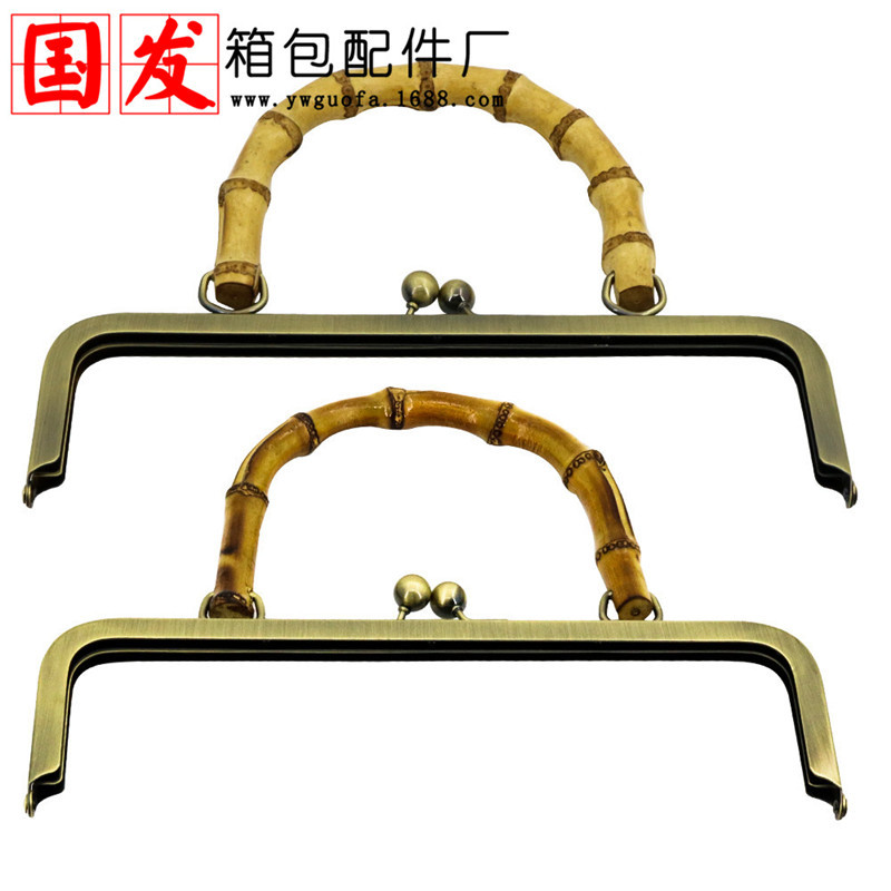 [agujero de tornillo] 20CM 25CM cuadrado brillante bambú mano mano mano oro al por mayor bambú verdadero mano pozo cuadrado