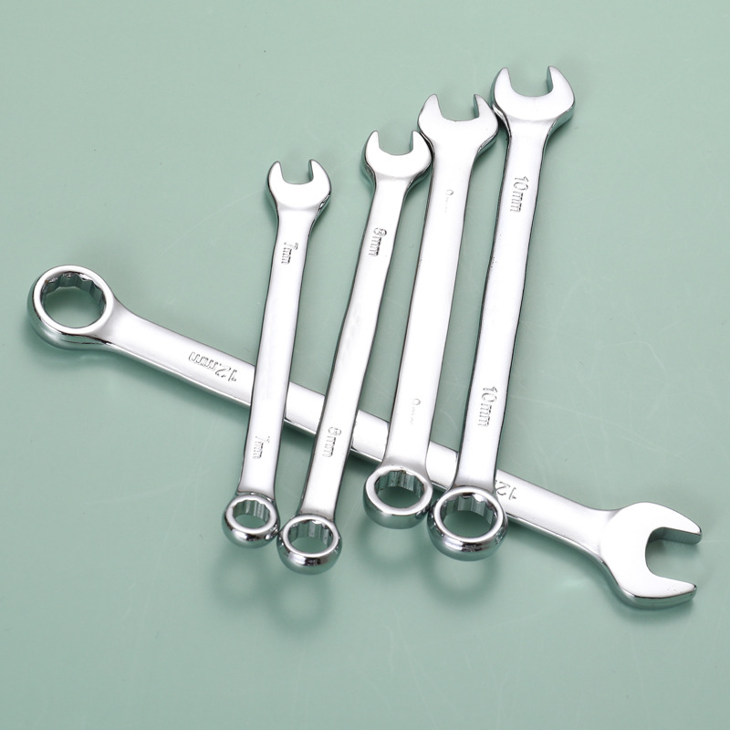 Fábrica al por mayor métrica de doble propósito llave conjunto llave rack de doble propósito de pulido cromado de doble propósito traje de llave