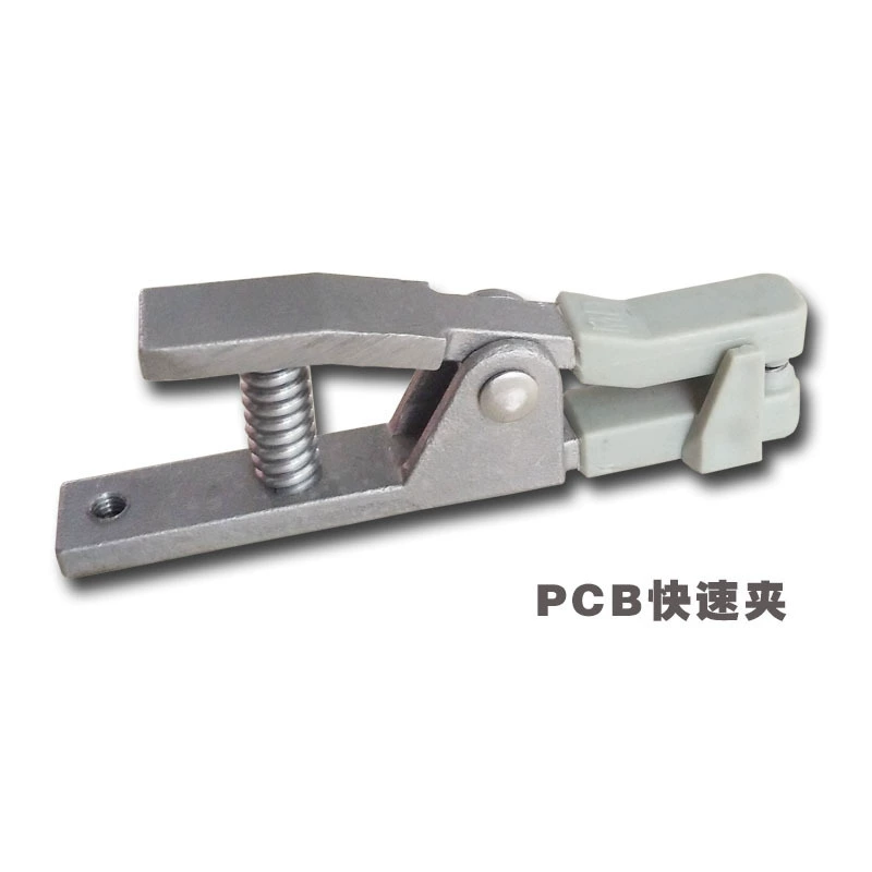 Быстросъемный зажим для гальванического покрытия печатных плат Jingming из нержавеющей стали с резиновым покрытием, быстросъемный проводящий зажим для печатных плат