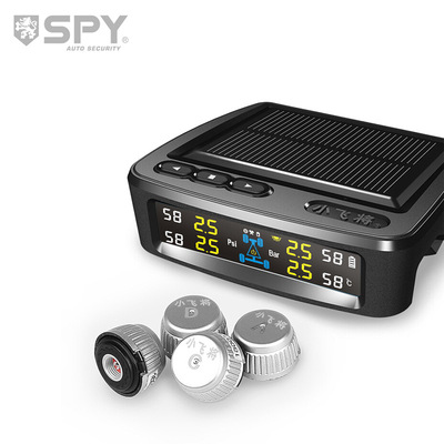 原厂家定制汽车胎压监测器tpms太阳能胎压传感器外置便携式感应|ms
