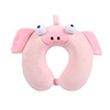 Cartoon cute neck pillow for sleep with animals, airplane for traveling, unicorn, with neck protection