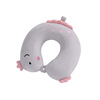 Cartoon cute neck pillow for sleep with animals, airplane for traveling, unicorn, with neck protection