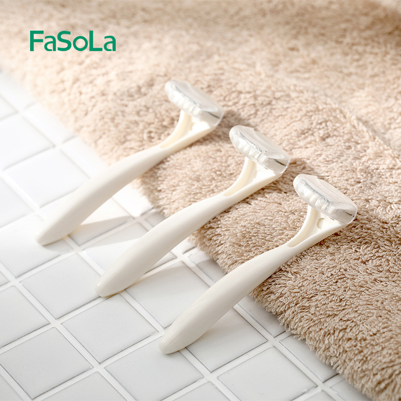 Fa So La Manual Razor Razor Women's Armpit Hair Private Part Hair Remover Trimmer Armpit Hair Shaving Artifact3 Pieces