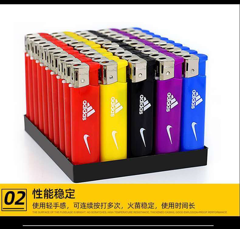 メーカー使い捨てライター卸売りカスタムフロストオーダー印刷クリエイティブ広告防風ライター|undefined