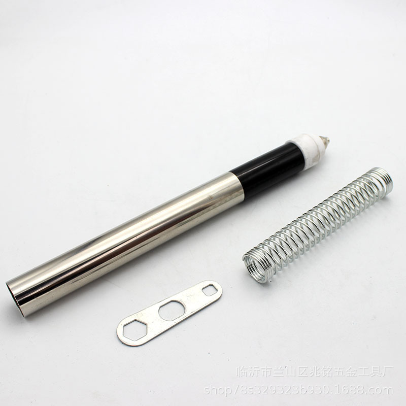 P80长枪头仿黑狼方柄直柄不锈钢数控电子