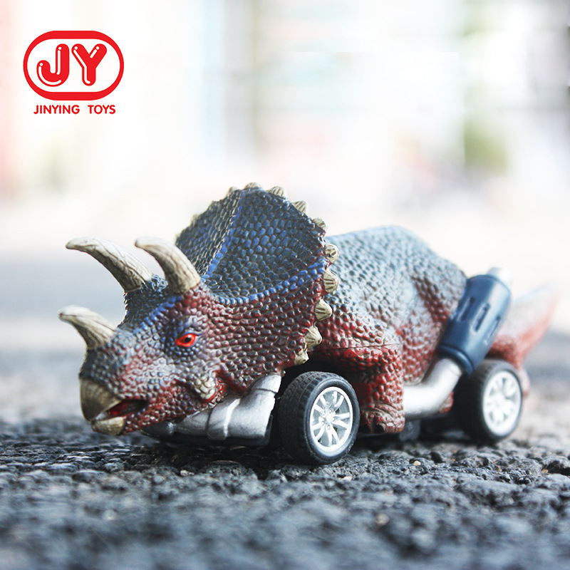 Amazon simulación dinosaurio coche Tire hacia atrás modelo de coche juguete para niños mini dinosaurio inercia Tire hacia atrás fábrica de coches al por mayor
