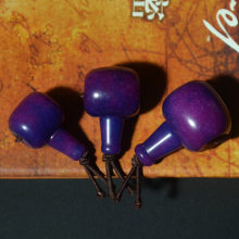 天然玉髓仿优化舒俱来三通佛头 藏式菩提佛珠diy配件批发 不掉色