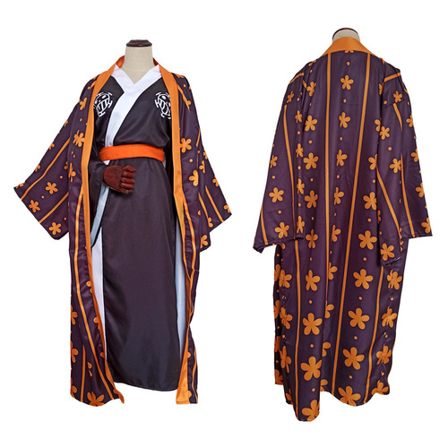 Naruto: Land of the Whales Cosplay costumes, Luffy, Zoro, Sanji, and Nami in Japanese traditional attire.