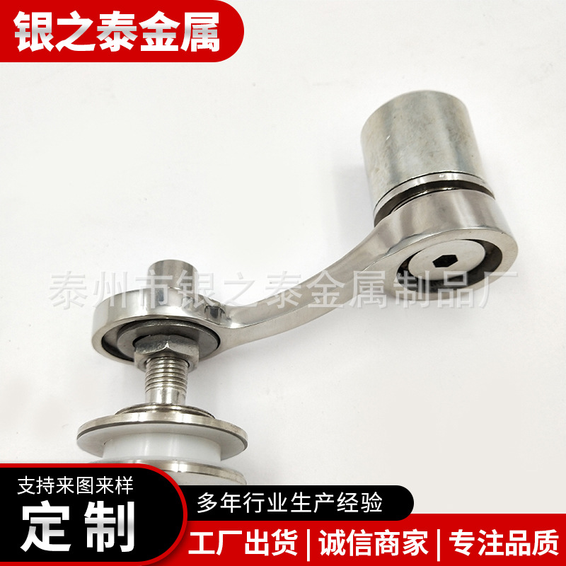 幕墙雨棚玻璃固定件爪件 幕墙链接件单爪200型号短单爪