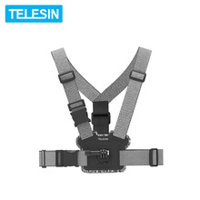 TELESIN运动相机胸带用于DJI Action4/3/2/GoPro10/11/GO3/X3配件