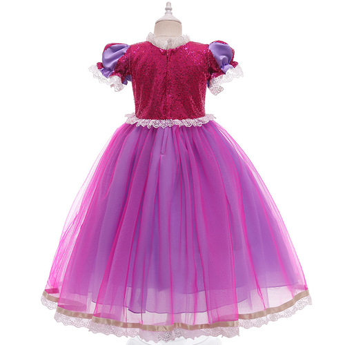 Snow White Frozen Rapunzel Dress Foreign Trade Children's Clothing Girls Dress Rapunzel Dress