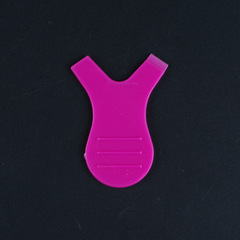 批發嫁接睫毛Y型刷 燙睫毛硅膠y型刷 美容院種植假睫毛輔助工具