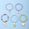 Children's jewelry, rainbow universal pendant, set suitable for photo sessions, European style