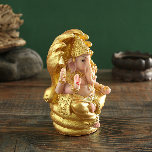 Wholesale of Thai Buddha statue resin crafts, wholesale of Southeast Asian creative entrance hall elephant Buddha ornaments and ornaments