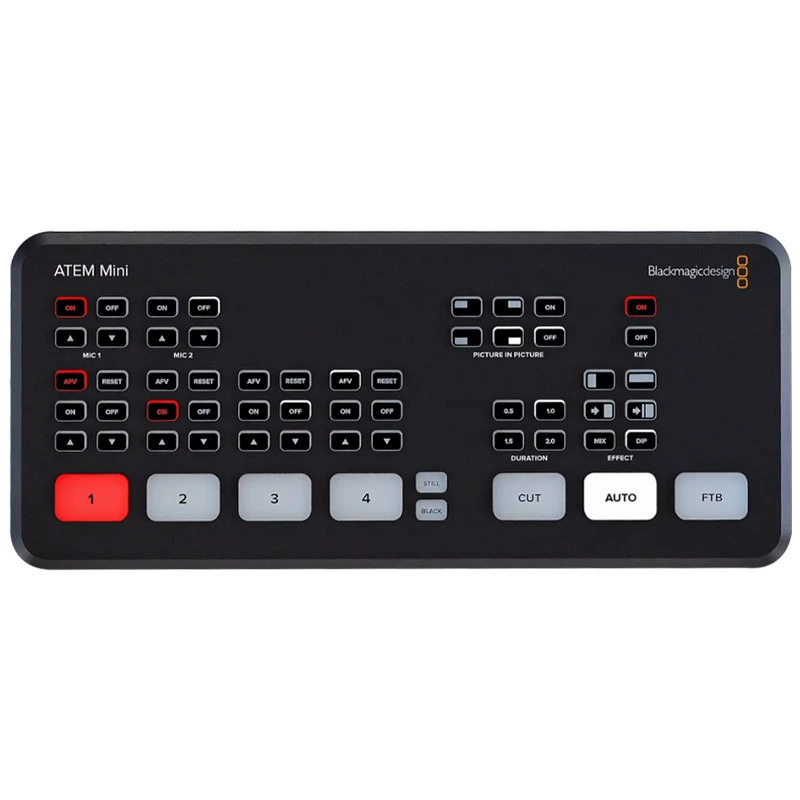 BMD ATEM MINI Pro коммутатор, HDMI вход HD-видео, USB кодирование для прямой трансляции