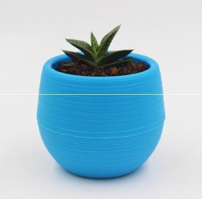 Suculentas macetas pequeñas mini piedra bolas macetas arco iris macetas pp resina plástico perezosos macetas fabricantes