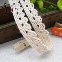 东彩现货供应精美小圆全棉棉线花边服装辅料（店内上千花边现货）