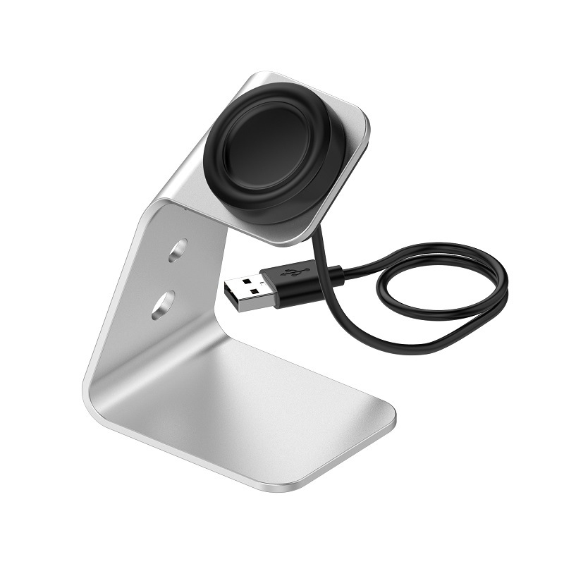 Cargador inalámbrico de aluminio para Samsung Gear S3 y Galaxy Watch, soporte de carga disponible