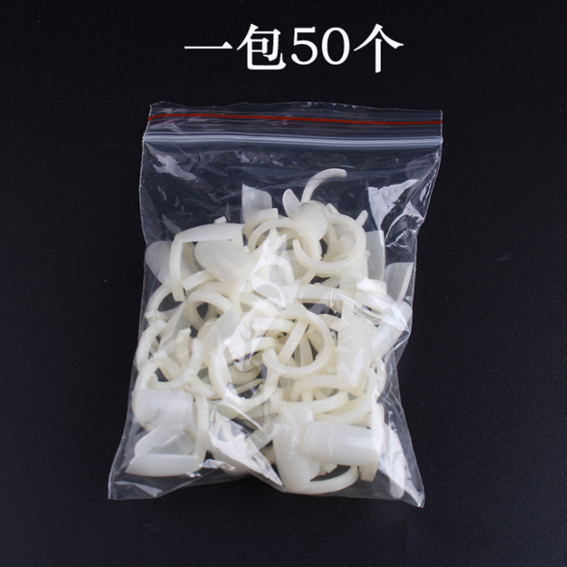 Herramientas de manicura anillo 50 colores manicura tablero de exhibición marco de ejercicio botella de esmalte de uñas anillo cubierta de fijación