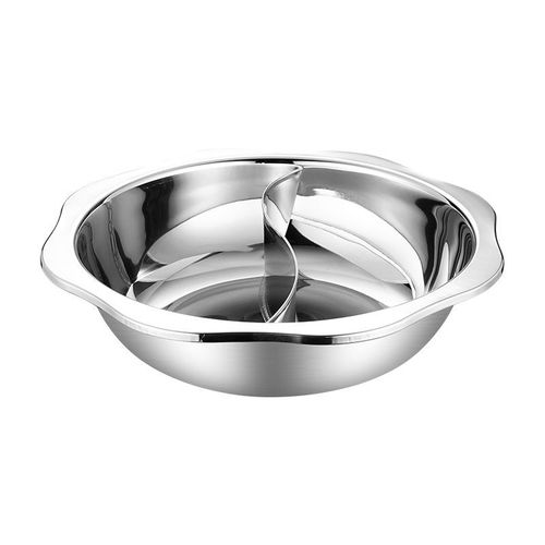 Yuanyang pot stainless steel Yuanyang hot pot basin, sun basin octagonal hot pot, divided two-flavor clear soup pot hot pot