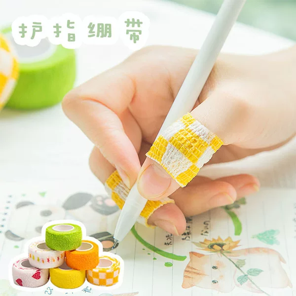Student Writing Finger Protection Bandage, Cute Self-Adhesive Finger Joint Protector, Anti-Wear Finger Callus Tape Protection