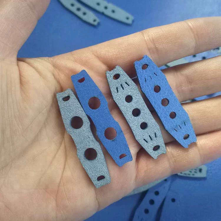 2,1 Синий кожаный супер волокна кожаный карман традиционный эластичный карман плоский кожаный карманный размер можно установить