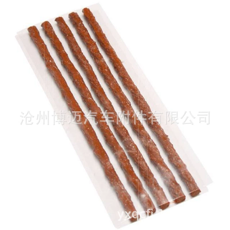 Автомобиль быстрый ремонт шин Резиновая полоса мотоцикл электромобиль вакуумная шина холодный ремонт Резиновая полоса говяжье сухожилие полоса коричневый 200*6 мм