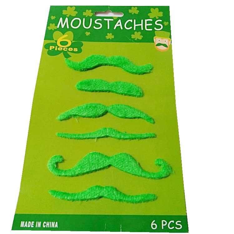Spot Hot Irish combinación set barba gafas tatuaje cadena de cuentas set San Patricio