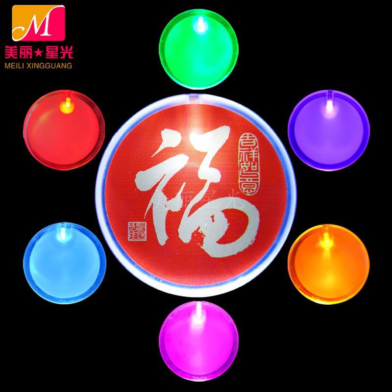 La reunión anual produce insignias luminosas, insignias de trabajo luminosas para clubes nocturnos, obsequios publicitarios, insignias luminosas led