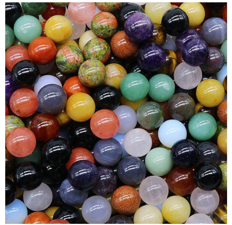 No porosa-bola no agujero 16mm bola redonda natural amatista ágata DIY no agujero de piedra granos redondos al por mayor