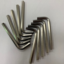 厂家产销不锈钢扳手SUS304弱磁耐锈L型内六角扳手六角匙H5*25*65