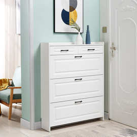 鞋柜家用木质门口玄关多层收纳储物柜现代简约经济小户型