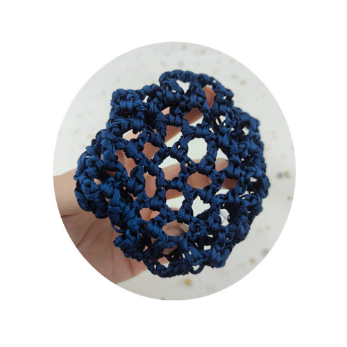 Basic headband hair net pocket flight attendant nurse dance work professional head flower net pocket encrypted hair cover accessories
