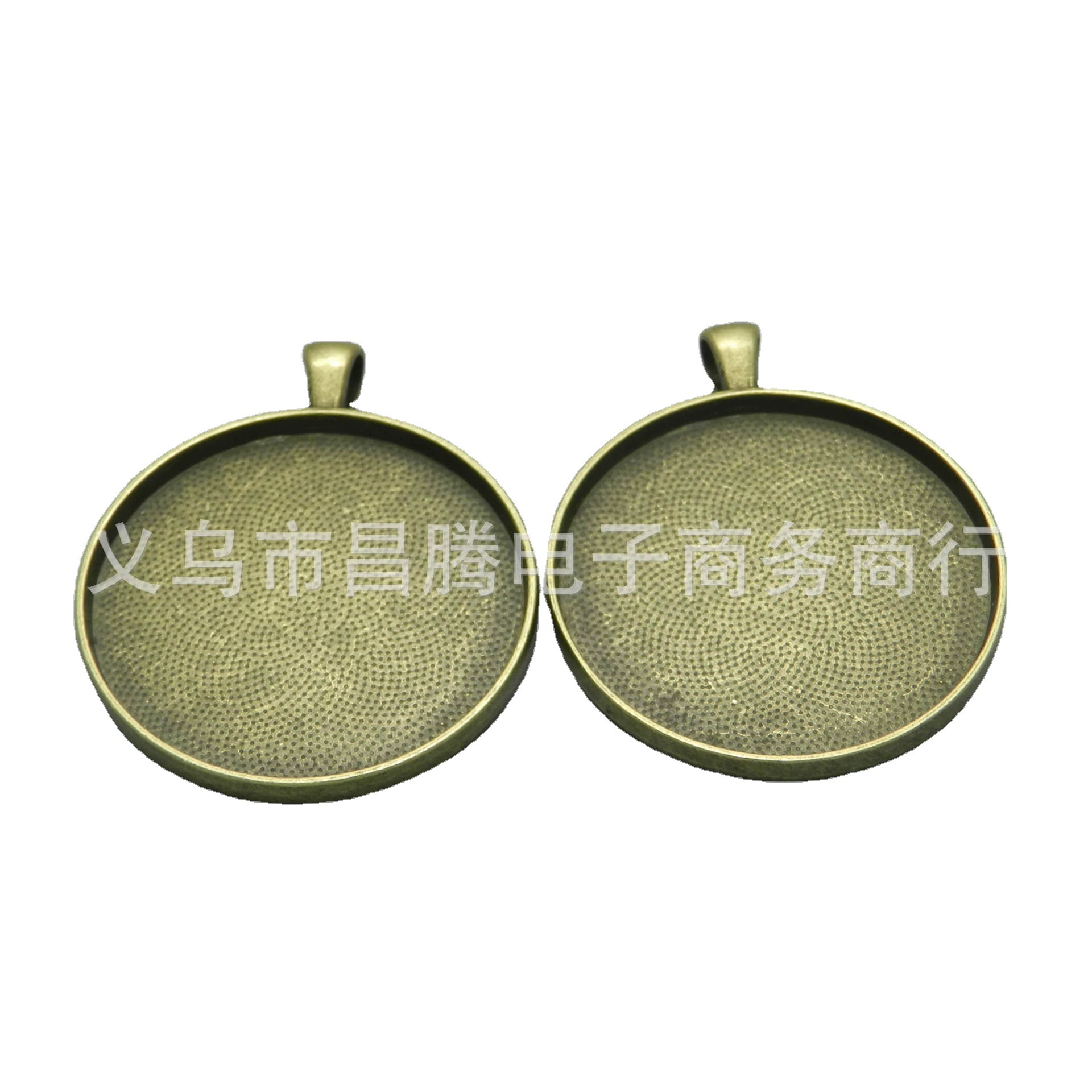 DIY ювелирные аксессуары ручной работы внутренний 38 мм круглый стеклянный кулон нижняя поддержка изысканный узор сплав Подвеска База