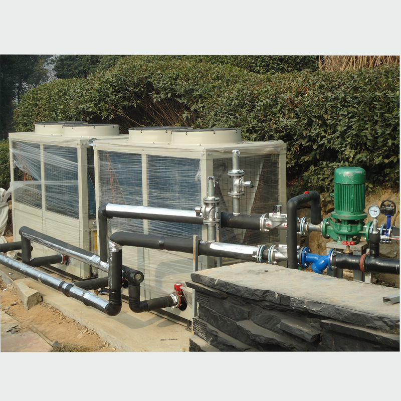 Air-cooled hot and cold water central air conditioning system installation, debugging integration, direct expansion air conditioning unit installation