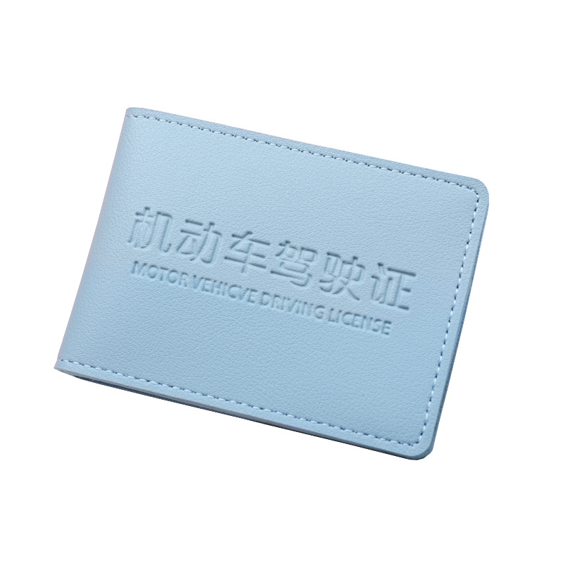 Estuche de cuero para licencia de conducir de 2 tarjetas titular de la tarjeta femenina estuche de tarjeta de licencia de conducir para hombres estuche protector de libro de conducción dos en uno para mujeres